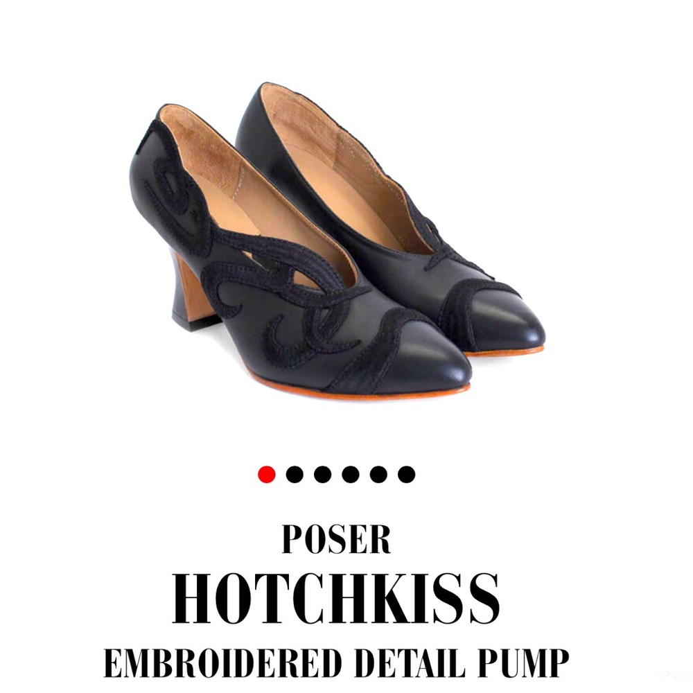 Fluevog Hotchkiss detailed pumps